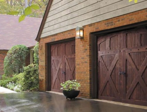 Garage Door – Biltmore Estate R.H. Hunt, Santiago Hardware, Custom Stained