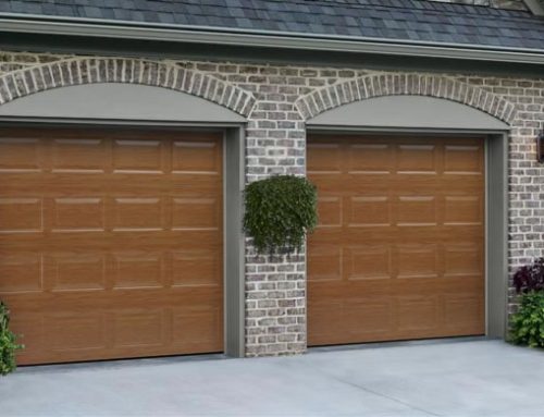 Garage Door – Traditional Short Panel, Medium Woodgrain
