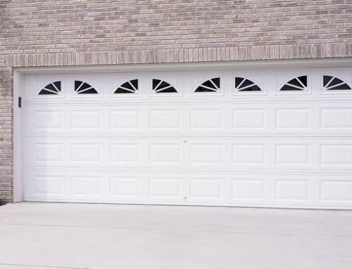 Garage Door – Traditional Short Panel with Wagonwheel Windows, White